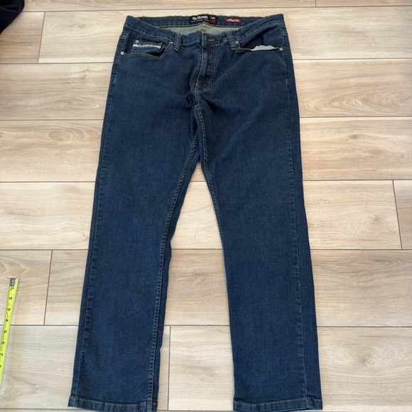 Ecko Unltd Men's Athletic Fit Jeans Size 36x32 Dark Wash Denim Straight Leg - Picture 2 of 8